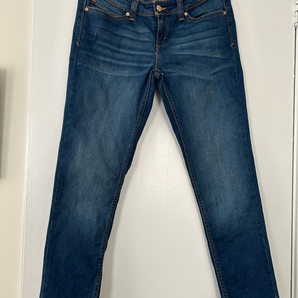 Levi's Women's Straight Leg Jeans - Dark Blue Demi curve size 10/30